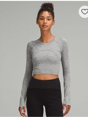 Lululemon Swiftly Tech Cropped Short-Sleeve
Shirt 2.0 | size 8